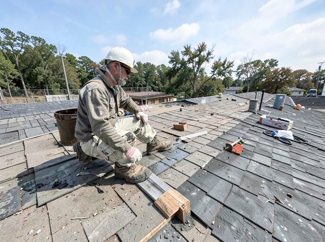 Wind Damage Roof Repair in Kokomo